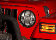 Load image into Gallery viewer, Rugged Ridge Headlight Bezels Black 97-06 Jeep Wrangler