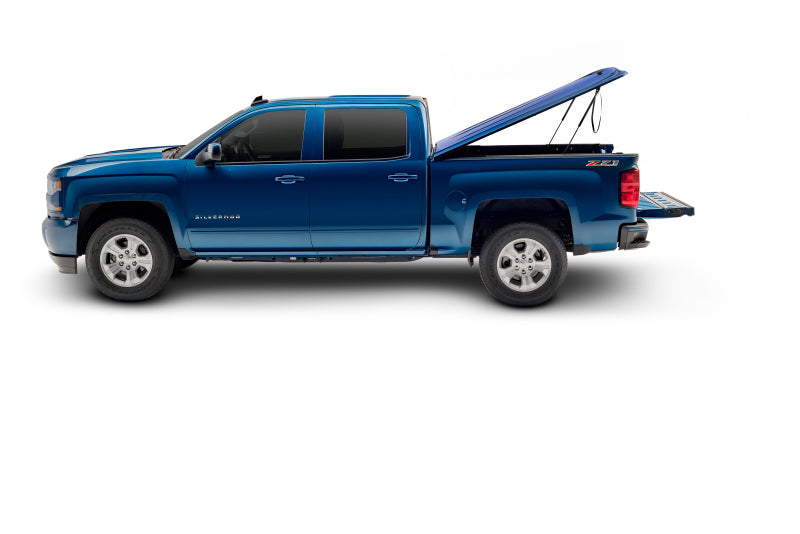 UnderCover 16-18 Toyota Tacoma 6ft Lux Bed Cover - Blue Effect (Req Factory Deck Rails)