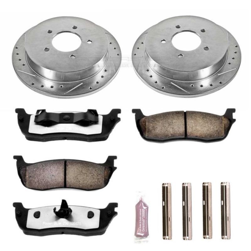 Power Stop 97-00 Ford Expedition Rear Z36 Truck & Tow Brake Kit