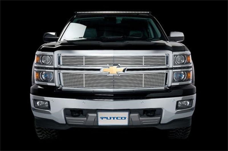 Putco 14-15 Chevy Silv LD LTZ / High Country Models Only - Direct Replacement Insert Liquid Grilles