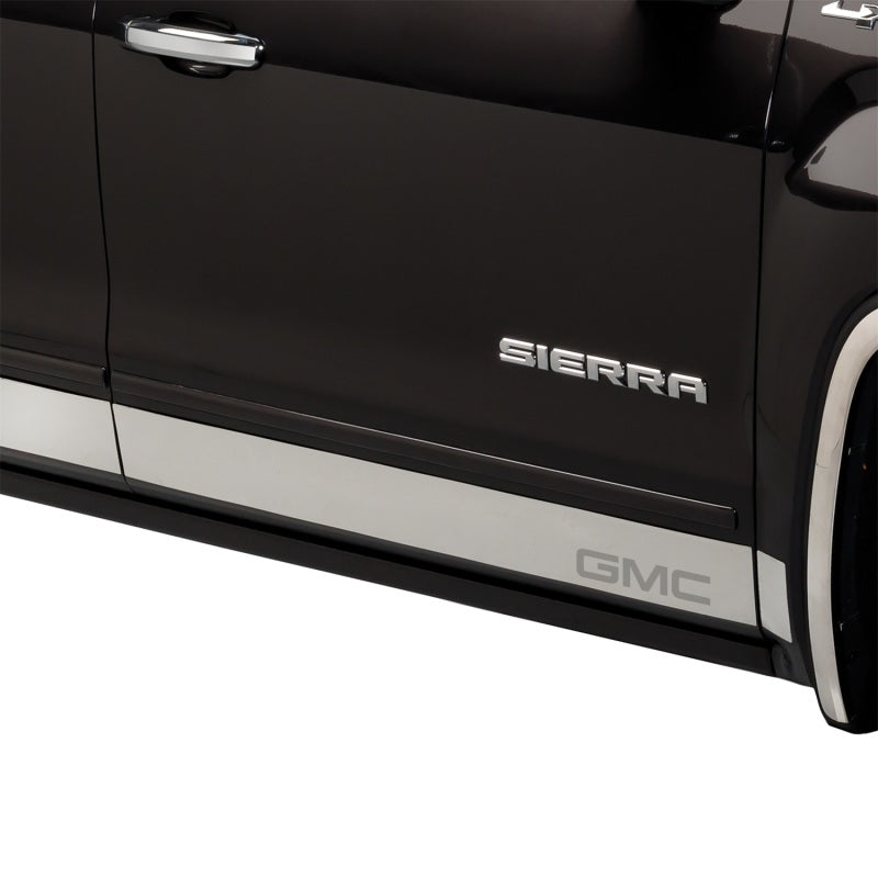 Putco 07-13 GMC Sierra Extended Cab 5.5ft Box - 6in Wide - 12pcs - SS Rocker Panels