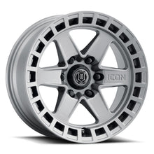 Load image into Gallery viewer, ICON Raider 17x8.5 6x135 6mm Offset 5in BS Titanium Wheel