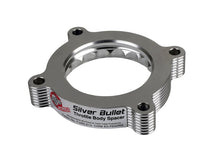 Load image into Gallery viewer, aFe 11-14 Ford Mustang/ 11-14 Ford F-150 V6 3.7L Silver Bullet Throttle Body Spacer - Silver