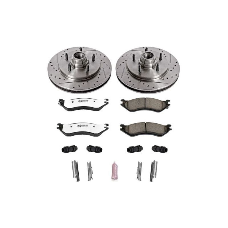 Power Stop 97-00 Ford Expedition Front Z36 Truck & Tow Brake Kit
