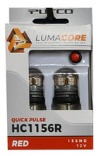 Load image into Gallery viewer, Putco LumaCore 1156 Red - Pair (x3 Strobe w/ Bright Stop)