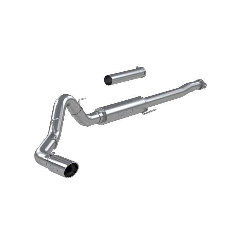 MBRP 2021+ Ford F150 2.7L/3.5L/5.0L 4in T409 Stainless Steel Cat-Back - RACE VERSION