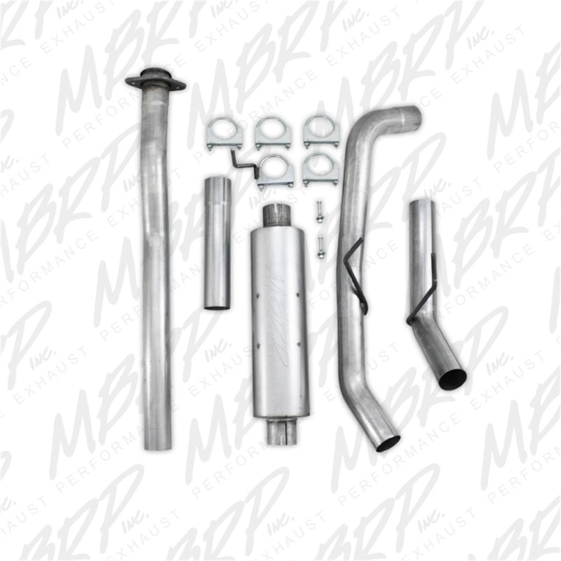 MBRP 2011-2014 Ford F150 V6 EcoBoost 3in Cat Back Single Side AL P Series Exhaust