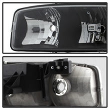 Load image into Gallery viewer, xTune GMC Sierra 99-06 /Yukon 00-06 Crystal Headlights &amp; Bumper Lights - Black HD-JH-GS99-AM-SET-BK