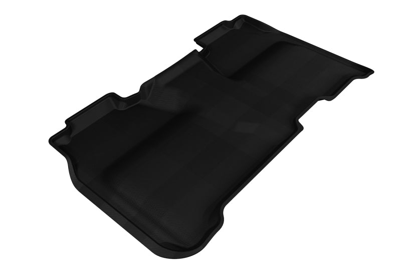 3D MAXpider 2014-2019 Chevrolet Silverado Crew Cab Kagu 2nd Row Floormats - Black
