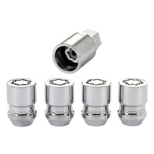 Load image into Gallery viewer, McGard Wheel Lock Nut Set - 4pk. (Cone Seat) M12X1.5 / 19mm &amp; 21mm Dual Hex / 1.28in. L - Chrome