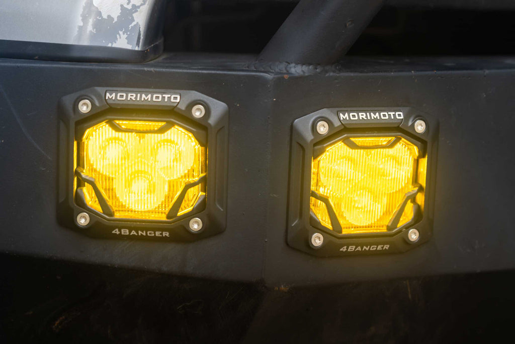 Morimoto 4Banger LED Pods: Flush Mount