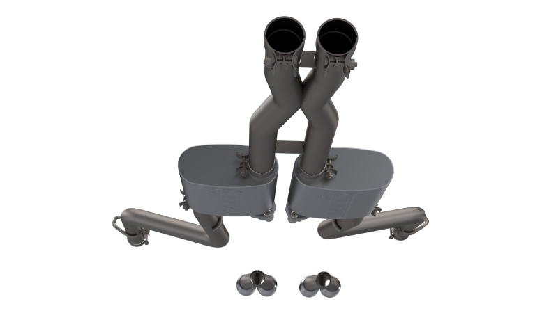 QTP 15-18 Dodge Challenger 6.2L/6.4L 304SS Screamer Cat-Back Exhaust w/3in Tips