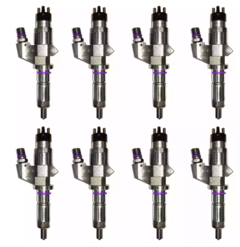 Exergy 01-04 Chevrolet Duramax 6.6L LB7 Reman 250% Over Injector - Set of 8