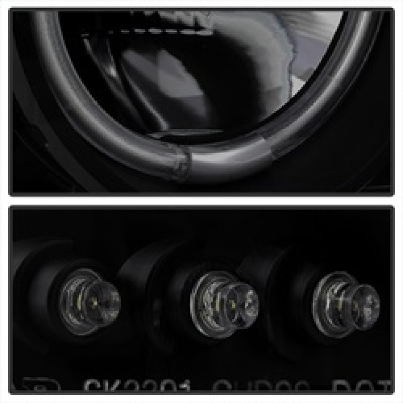 Spyder GMC Sierra 1500/2500 99-06 Projector Headlights CCFL Halo LED Blk Smke PRO-YD-CDE00-CCFL-BSM