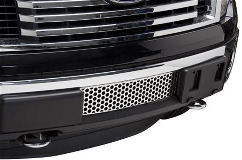 Putco 11-14 Ford F-150 - EcoBoost Grille - Stainless Steel - Punch Design Bumper Grille Inserts