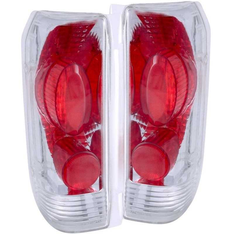 ANZO 1989-1996 Ford F-150 Taillights Chrome