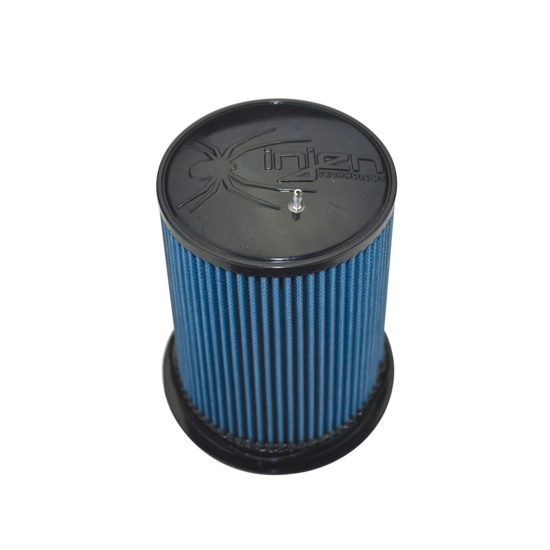 Injen SuperNano-Web Air Filter 5in Flange ID 7in Base/ 7.9in Height/ 5in Top/ Filter Monitor Nipple