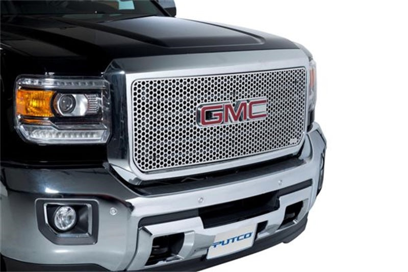Putco 15-19 GMC Sierra HD (Does not Fit inAll terrain Modelin) Punch Stainless Steel Grilles