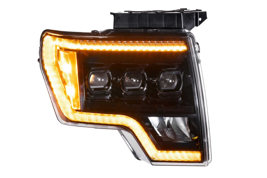 Morimoto XB LED Headlights: Ford F150 (09-14) (Pair / ASM Amber DRL)