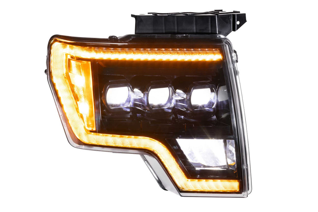 Morimoto XB LED Headlights: Ford F150 (09-14) (Pair / ASM Amber DRL)