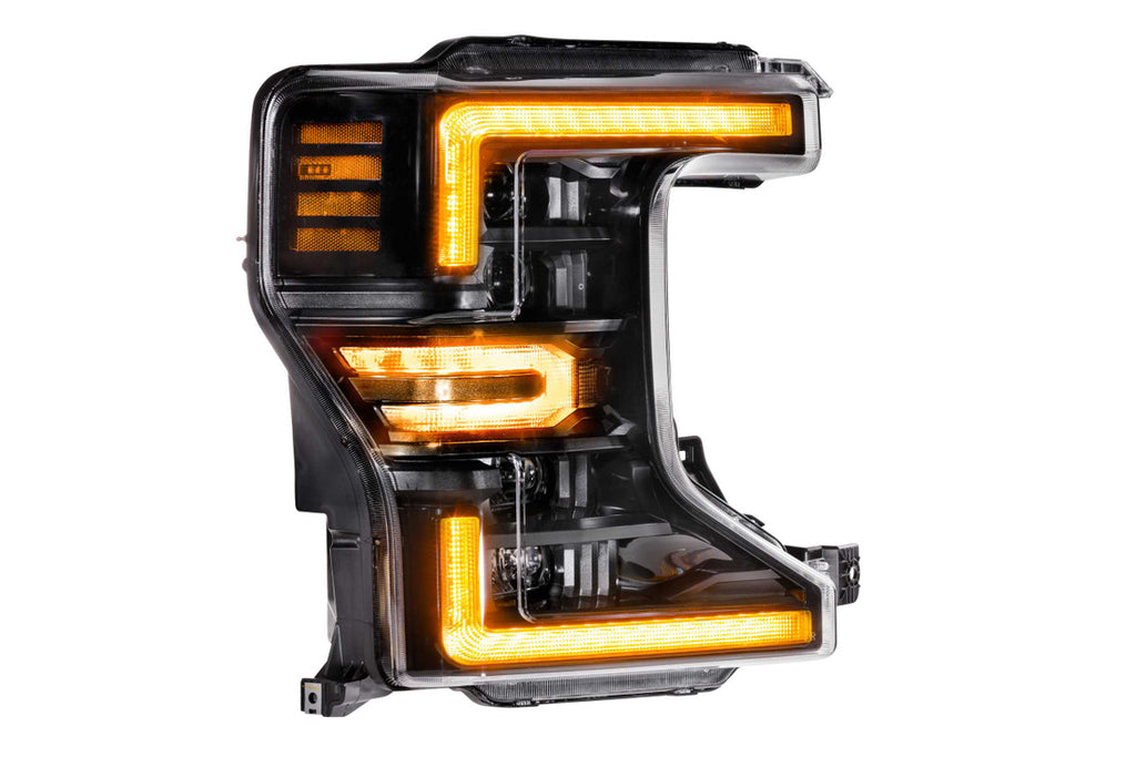 Morimoto XB LED Headlights: Ford Super Duty (20+) (Pair / ASM Amber DRL)