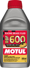 Load image into Gallery viewer, Motul 1/2L Brake Fluid RBF 600 - Racing DOT 4 (Single)