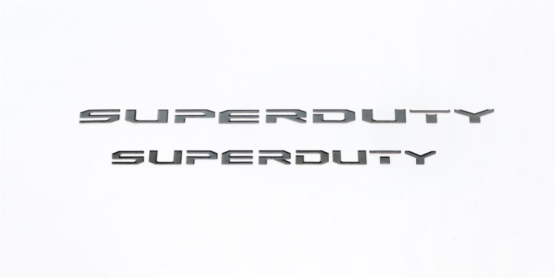Putco 17-20 Ford SUPERDUTY Letters (Stamped/Black Platinum) Hood/Front