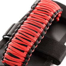 Load image into Gallery viewer, Rugged Ridge Paracord Grab Handles Red/Black Pair