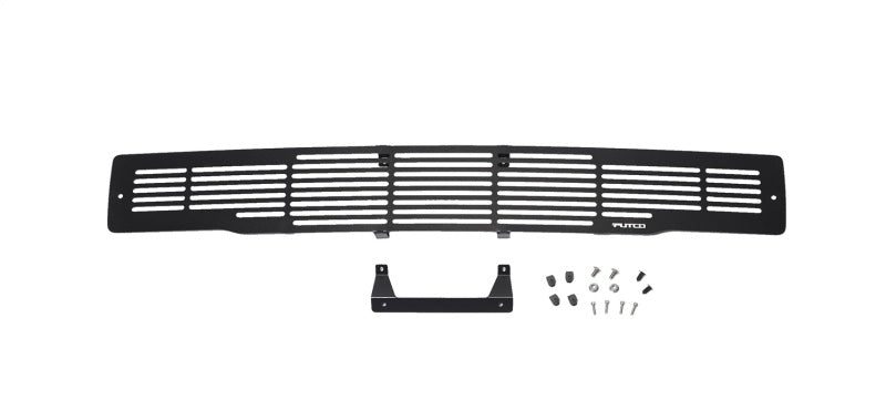 Putco 15-17 Ford F-150 - Stainless Steel Black Bar Design Bumper Grille Inserts
