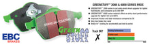 Load image into Gallery viewer, EBC 02 Chevrolet Avalanche 8.1 (2500) Greenstuff Front Brake Pads