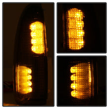 Load image into Gallery viewer, xTune Ford Superduty F250-F650 03-07 Amber LED Mirror Signal Lens - Smoke ACC-LED-FDSD99-MR-SM