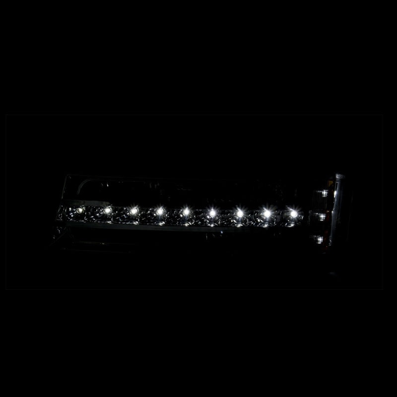 ANZO 2003-2006 Chevrolet Silverado 1500 LED Parking Lights Black w/ Amber Reflector