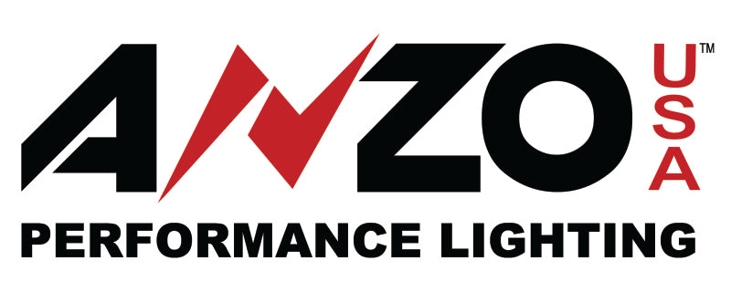 ANZO 2007-2013 Chevrolet Avalanche Projector Headlights w/ U-Bar Black