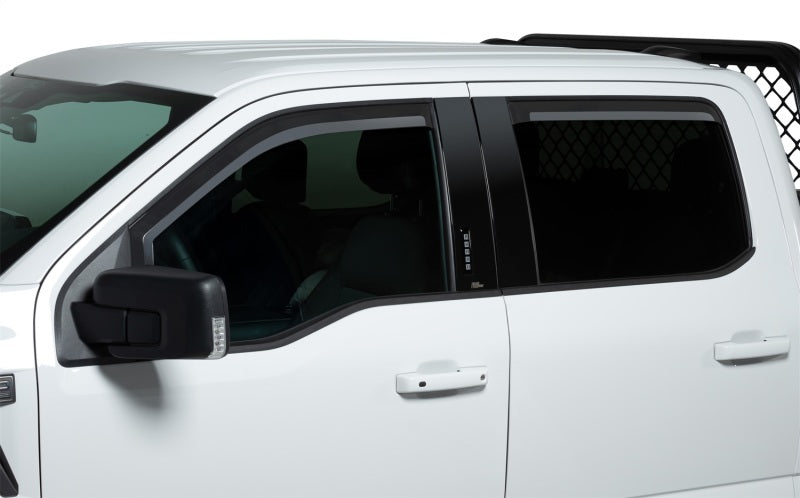 Putco 15-20 Ford Super Duty - Crew/Super/Regular Cab Element Matte Black Window Visors (Front Only)