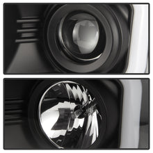 Load image into Gallery viewer, Spyder Chevy Silverado 1500 14-16 Projector Headlights Light Bar DRL Blk PRO-YD-CS14-LBDRL-BK