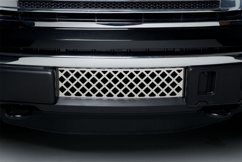 Putco 11-14 Ford F-150 - EcoBoost Grille - Stainless Steel - Diamond Design Bumper Grille Inserts