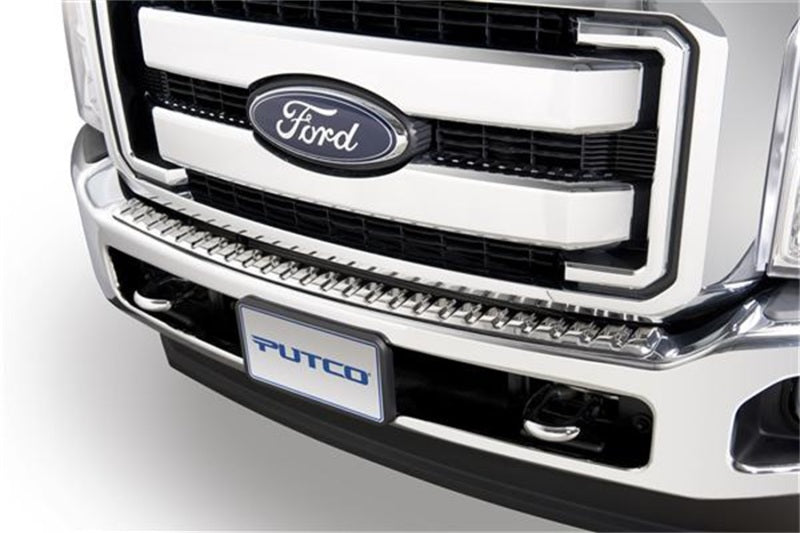 Putco 11-16 Ford SuperDuty - Front Bumper Cover Stainless Steel Bumper Covers