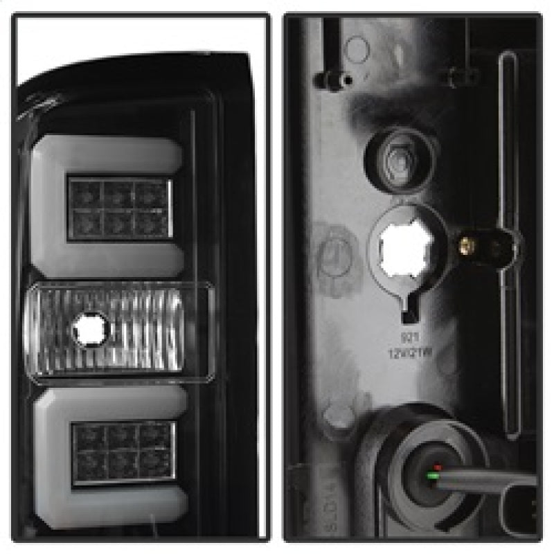 Spyder Chevy Silverado 2016-2017 Light Bar LED Tail Lights - Black ALT-YD-CS16-LED-BK