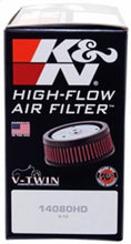 Load image into Gallery viewer, K&amp;N S&amp;S FILTER 6in OD x 4-5/8in ID x 2-3/16in H Replacement Filter for Harley Davidson