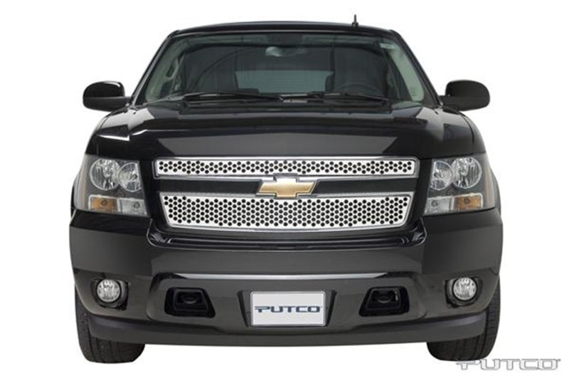 Putco 07-14 Chevrolet Tahoe / Suburban / Avalanche Punch Stainless Steel Grilles