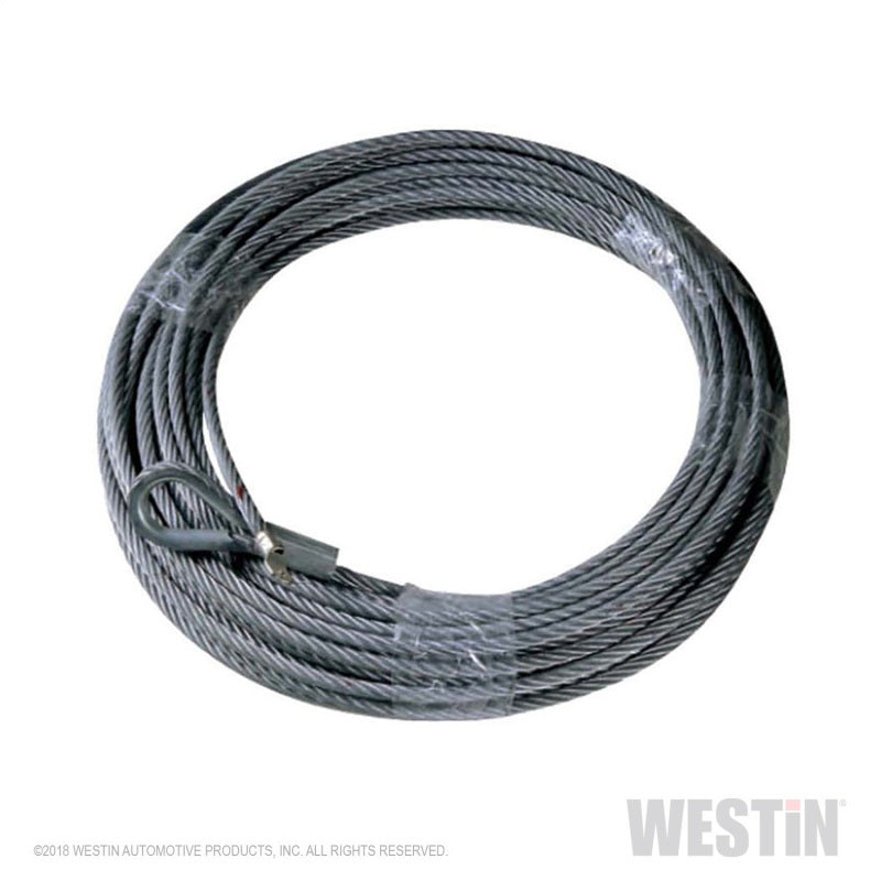 Westin Steel Rope 21/64in x 94 ft - Silver