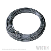 Load image into Gallery viewer, Westin Steel Rope 21/64in x 94 ft - Silver