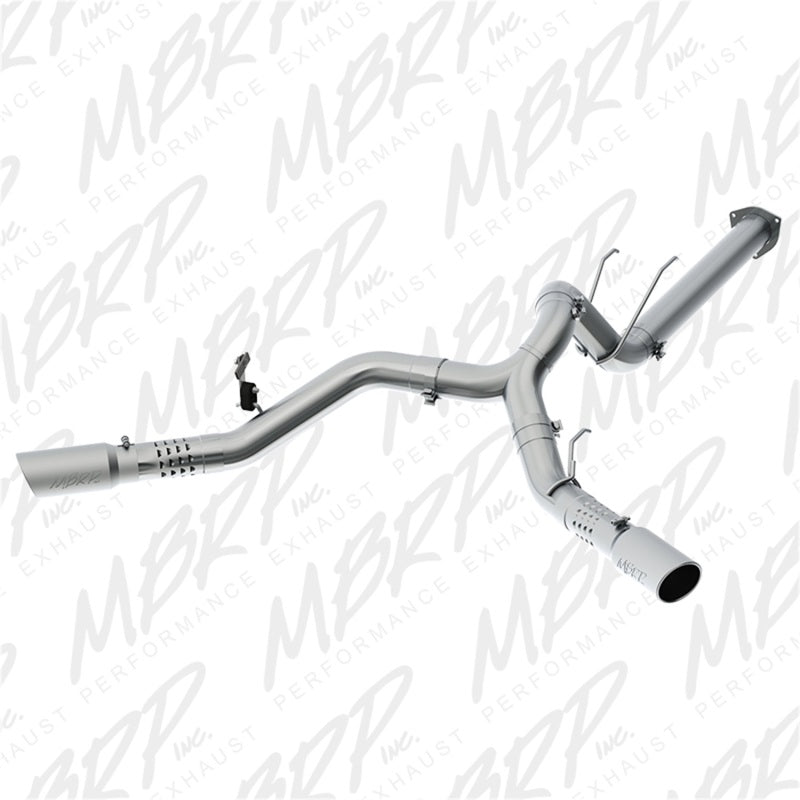 MBRP 17-19 Ford F-250/350/450 6.7L 4in Filter Back Cool Duals T409 Exhaust System