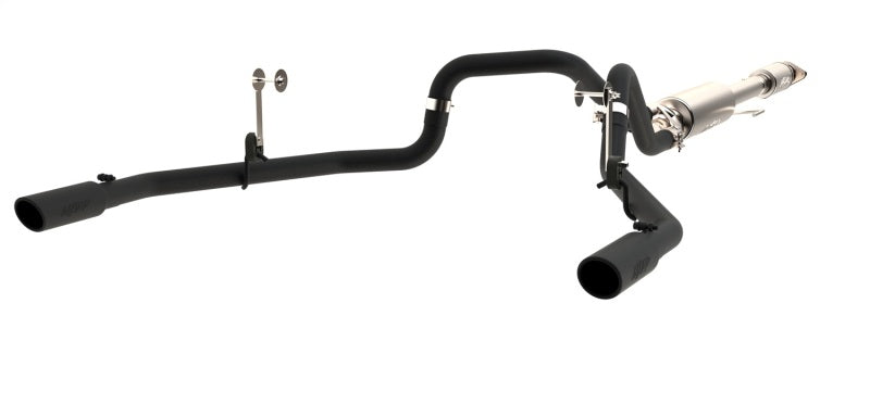 MBRP 2015 Ford F-150 5.0L 3in Cat Back Dual Split Rear Exit Black Exhaust System