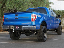 Load image into Gallery viewer, aFe MACHForce XP Exhaust 3in SS Dual Side Exit CB w/ Black Tips 11-14 Ford F150 EcoBoost V6-3.5L TT