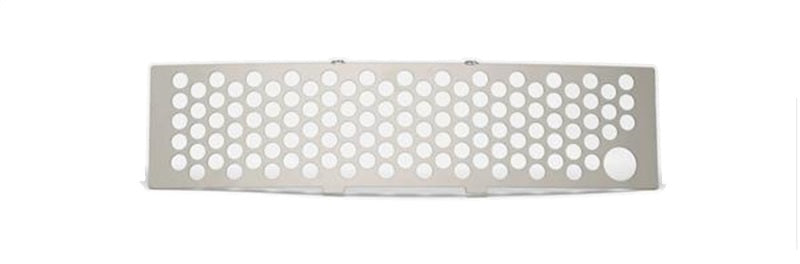Putco 11-14 Ford F-150 - EcoBoost Bumper Grille Insert - SS Punch Design - w/ Heater Plug Opening