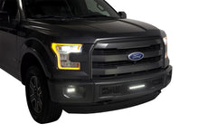 Load image into Gallery viewer, Putco 15-17 Ford F-150 - SS Black Punch Design w/ 10in Luminix Light bar Bumper Grille Inserts
