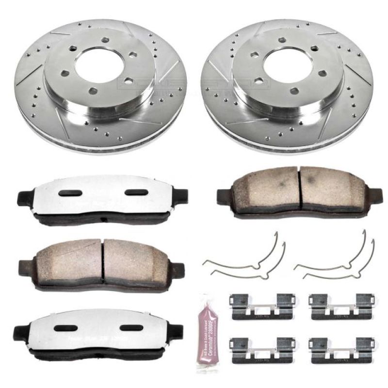 Power Stop 04-08 Ford F-150 Front Z36 Truck & Tow Brake Kit