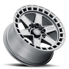 Load image into Gallery viewer, ICON Raider 17x8.5 6x135 6mm Offset 5in BS Titanium Wheel