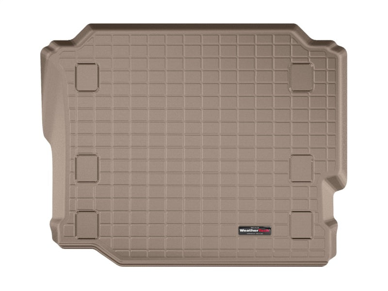 WeatherTech 2018+ Jeep Wrangler Unlimited JL No w/o Subwoofer Cargo Liners - Tan